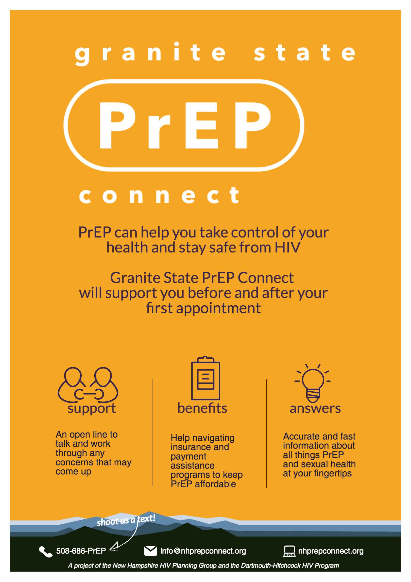 Granite State PrEP Connect - Poster